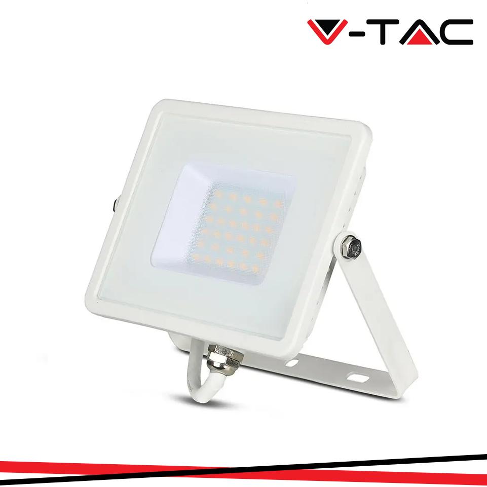30W LED PROIETTORE SMD SAMSUNG CHIP G2 CORPO BIANCO 4000K