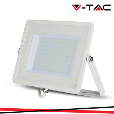 100W LED PROIETTORE SMD SAMSUNG CHIP G2 CORPO BIANCO 3000K
