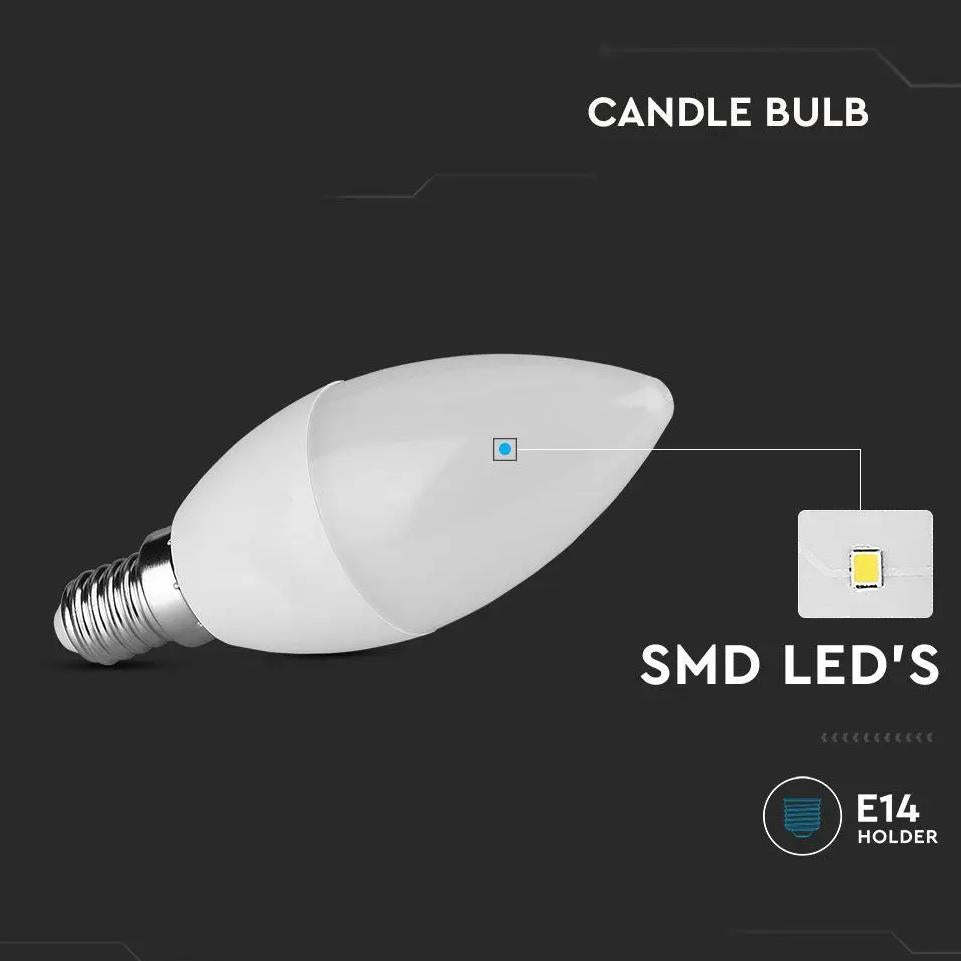 LED LAMPADINA 4.5W E14 CANDELA 3000K 3 PCS/BLISTER