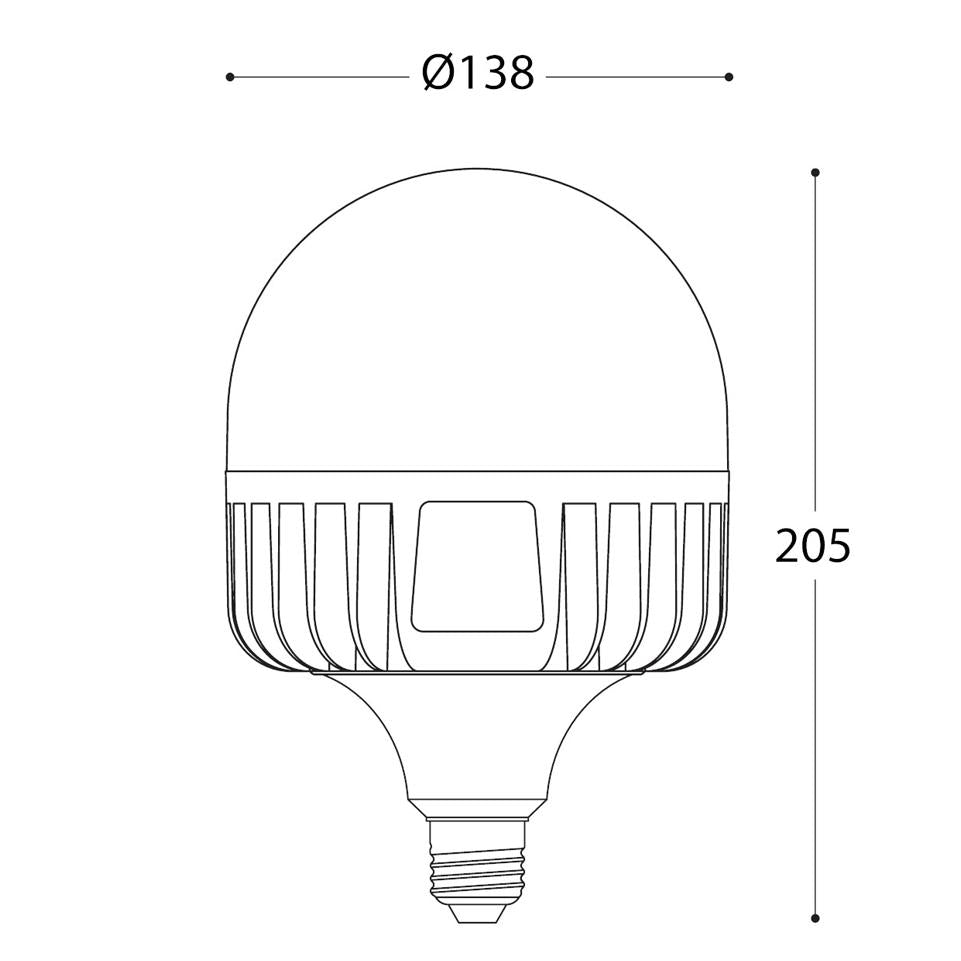 LAMPADINA E27 60W LED 3000K