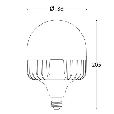 LAMPADINA E27 60W LED 3000K
