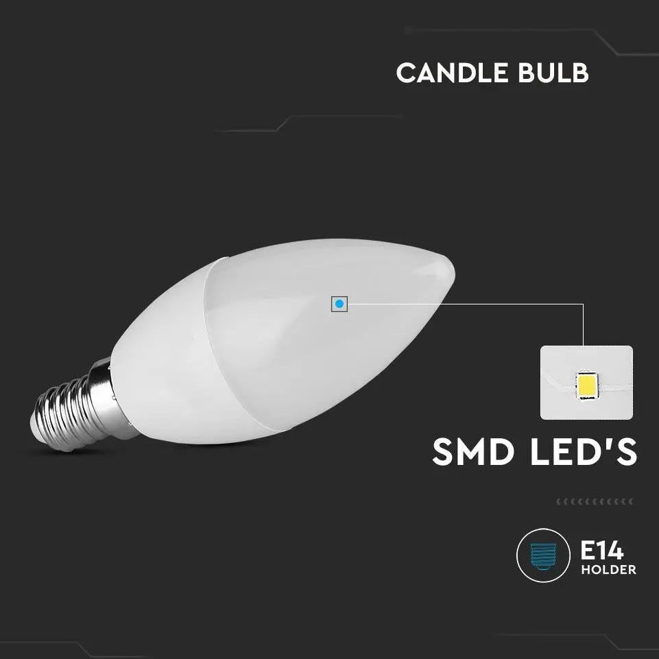 LED LAMPADINA 4.5W E14 CANDELA 3000K