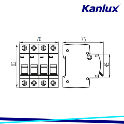 WY  .NADPR  DOWY KMB6-C50/4 - KANLUX