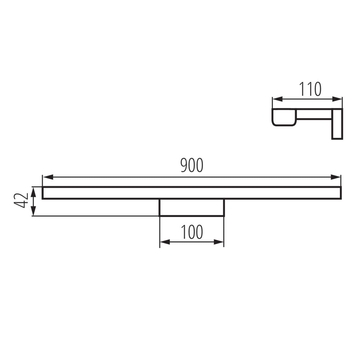 FARETTO LED DA PARETE ASTEN IP44 15W-NW-W - KANLUX