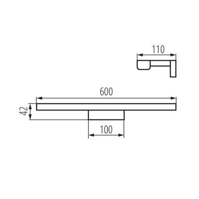 FARETTO LED DA PARETE ASTEN IP44 12W-NW-W - KANLUX