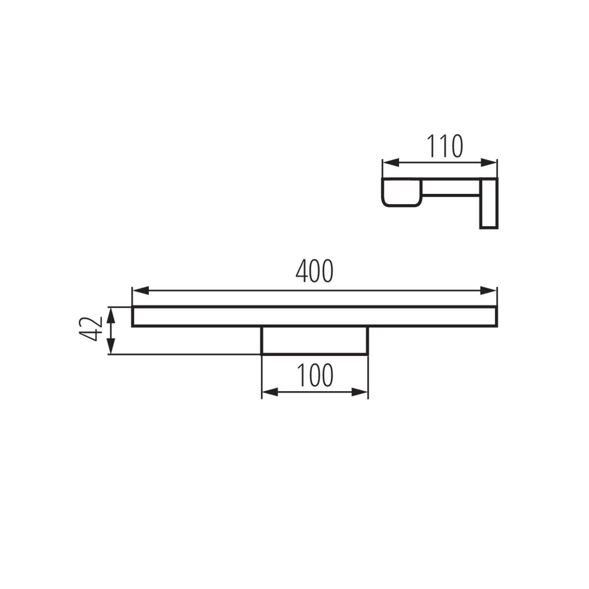 FARETTO LED DA PARETE ASTEN IP44 8W-NW-W - KANLUX