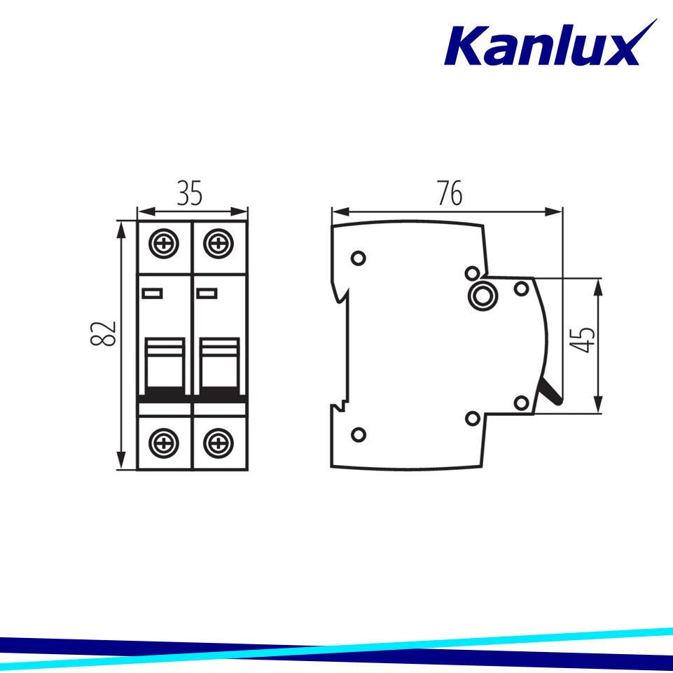 WY  .NADPR  DOWY KMB6-C16/2 - KANLUX