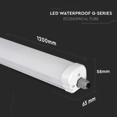 LED PLAFONIERA IMPERMEABILE G-SERIES 1200MM 36W 4500K 120LM/W