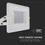 100W LED PROIETTORE SMD E-SERIES G2 CORPO BIANCO 6500K