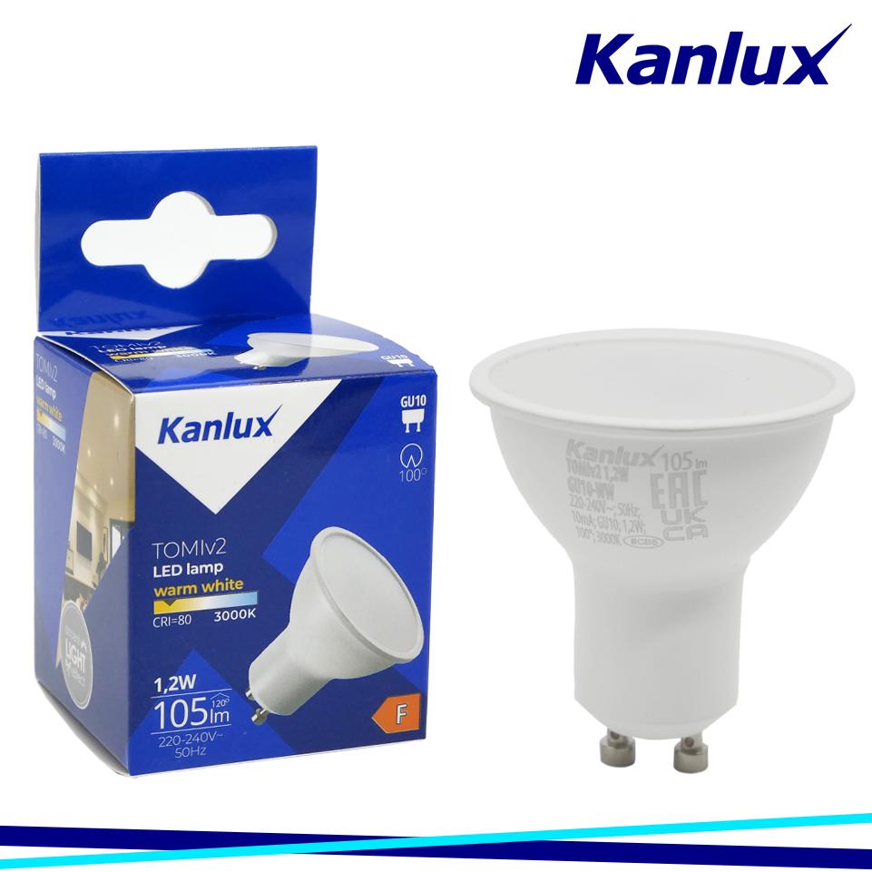 LAMPADINA LED TOMIV2 1,2W GU10-WW - KANLUX