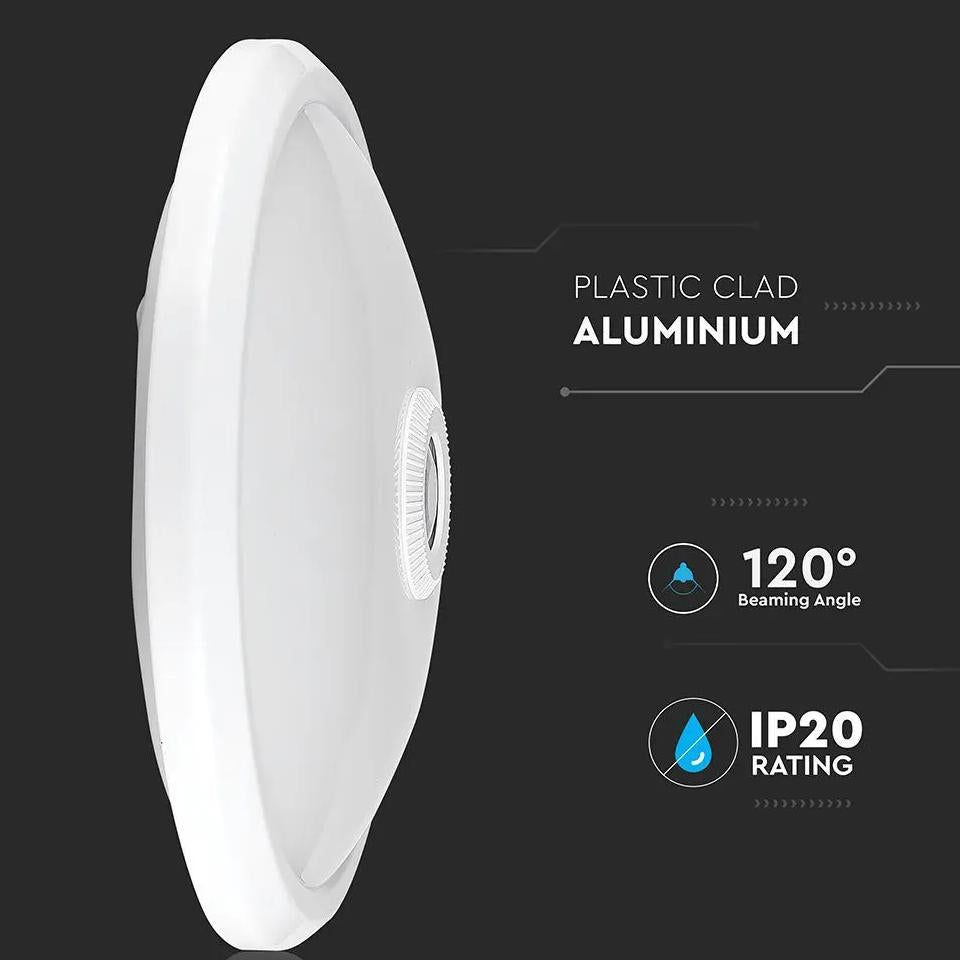 LED DOME LIGHT SAMSUNG CHIP 12W SENSORE 6400K