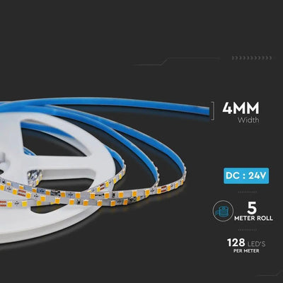 LED STRISCIA SMD2835 128LED 24V IP20 6400K