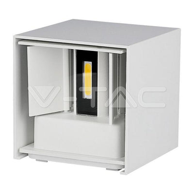 5W WALL LAMPADA DA GIARDINO BRIDGLUX CHIP CORPO BIANCO QUADRATO IP65 4000K