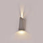6W LED LAMPADA DA GIARDINO CORPO GRIGIO IP65 3000K