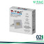 20W LED PROIETTORE SMD G2 E-SERIES CORPO BIANCO 6500K