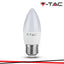 LED LAMPADINA 4.5W E27 CANDLE 6500K