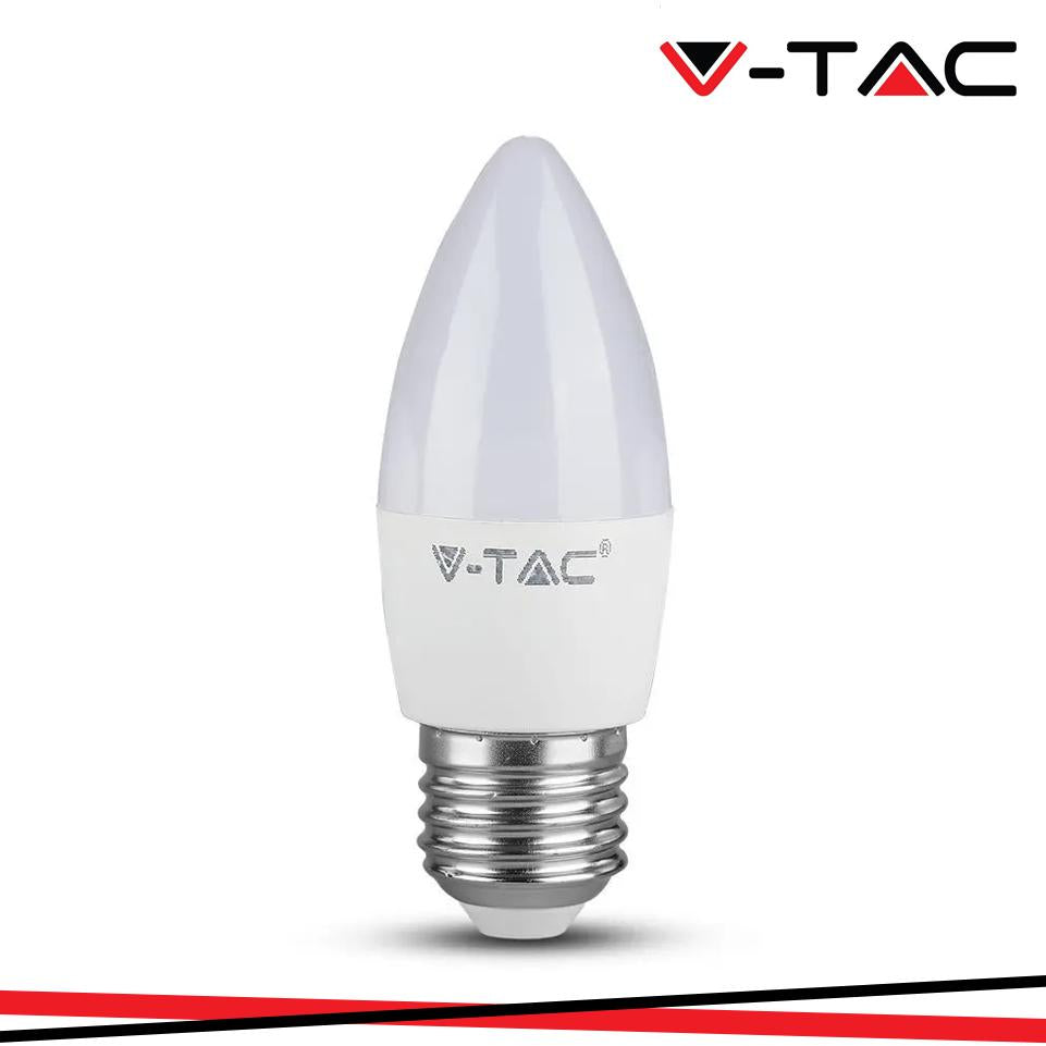 LED LAMPADINA 4.5W E27 CANDLE 6500K