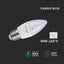 LED LAMPADINA 4.5W E27 CANDLE 6500K