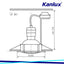 SET DI FARETTI INCASSO COMPLETI DI LAMPADE TRIBIS II L B - KANLUX