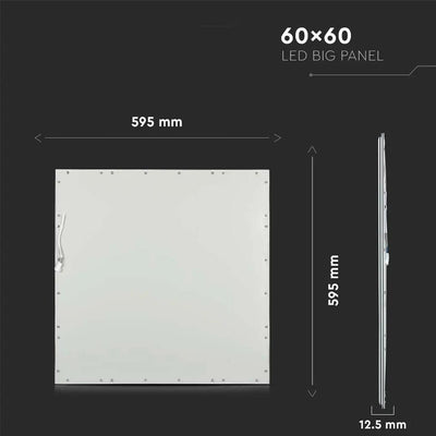 LED PANNELLO 29W 600 X 600 MM 6400K INCL DRIVER 6PCS/SET HIGH LUMEN