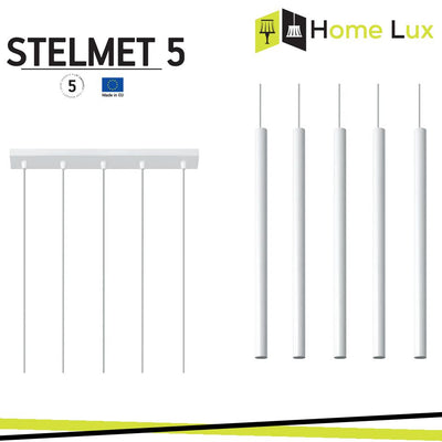 PENDENTE STELMET 5XG9 IN METALLO BIANCO