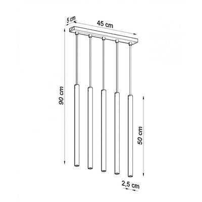 PENDENTE STELMET 5XG9 IN METALLO BIANCO