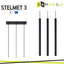 PENDENTE STELMET 3XG9 IN METALLO NERO