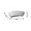 APPLIQUE GIADA IN GESSO 2XG9 1XE27