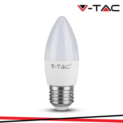 LED LAMPADINA 4.5W E27 CANDLE 3000K