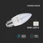 LED LAMPADINA 4.5W E27 CANDLE 4500K