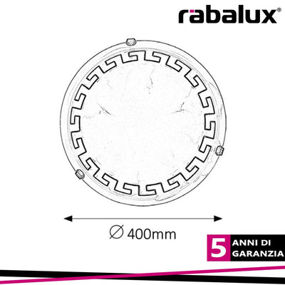 APPLIQUE ETRUSCO 40CM 2XE27