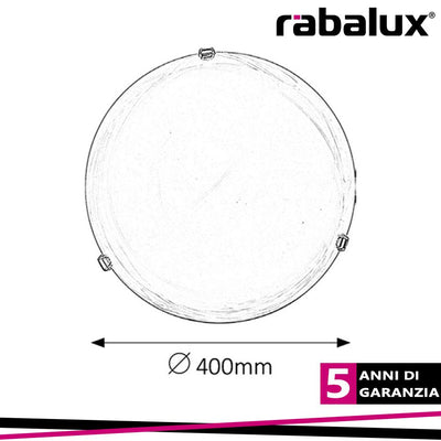 APPLIQUE ALABASTRO 40CM 2XE27