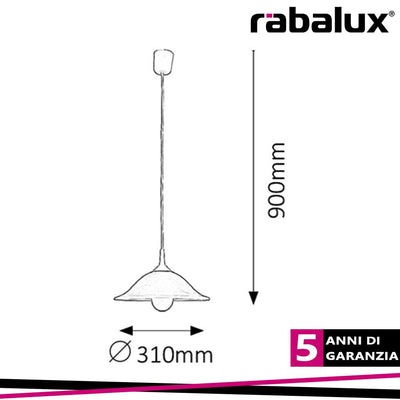 PENDENTE ALABASTRO 31CM E27