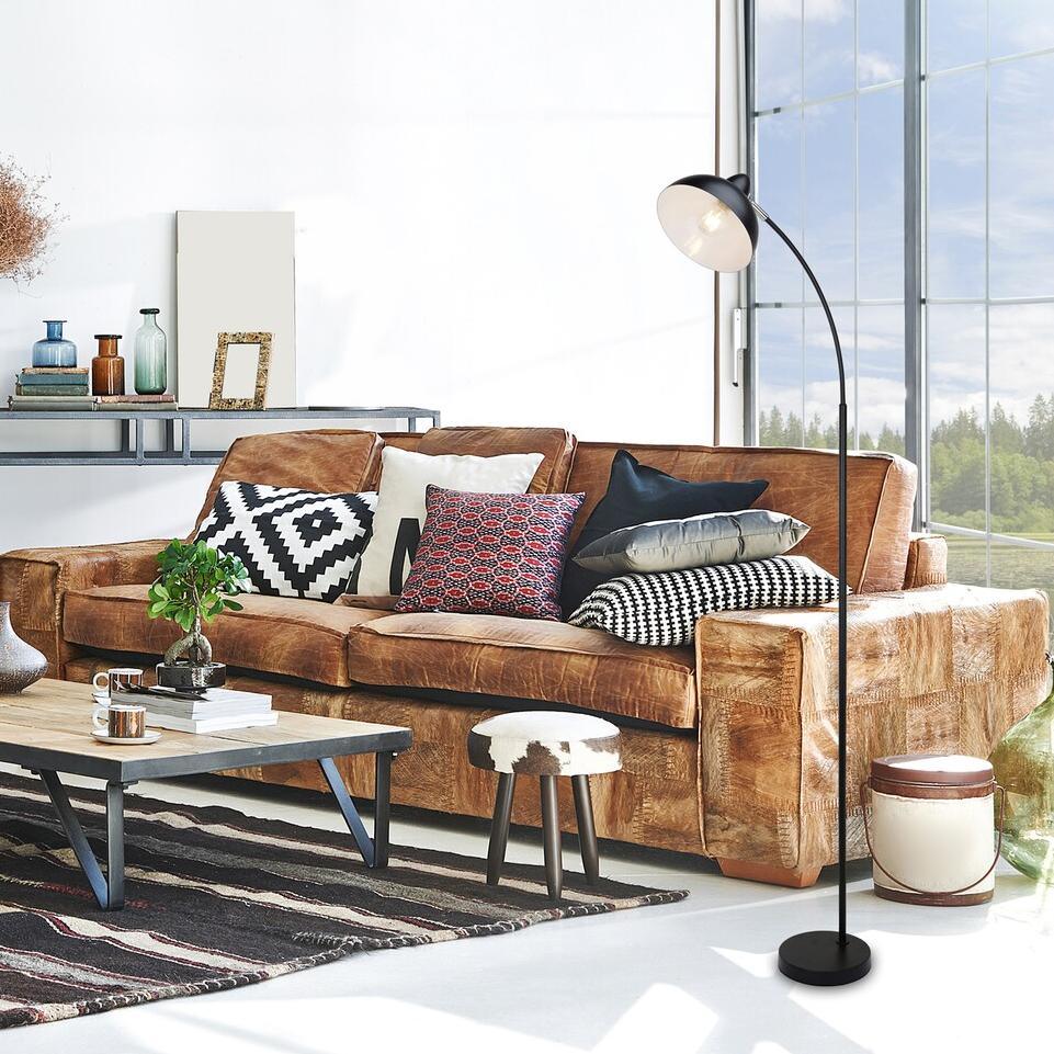 LAMPADA A PIANTANA DARON 160CM NERO E27