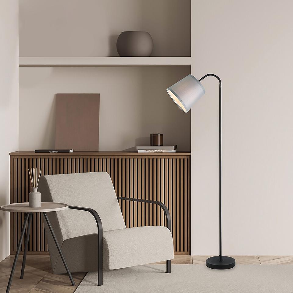 LAMPADA A PIANTANA GODRIC 141CM GREY E27