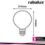 LAMPADINA LED G95 E27 4W 2200K FUME