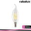 LAMPADINA E14 4W FILAMENTO 2700K CANDELA COLPO DI VENTO