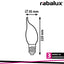 LAMPADINA E14 4W FILAMENTO 2700K CANDELA COLPO DI VENTO