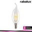 LAMPADINA E14 4W FILAMENTO 4000K CANDELA COLPO DI VENTO