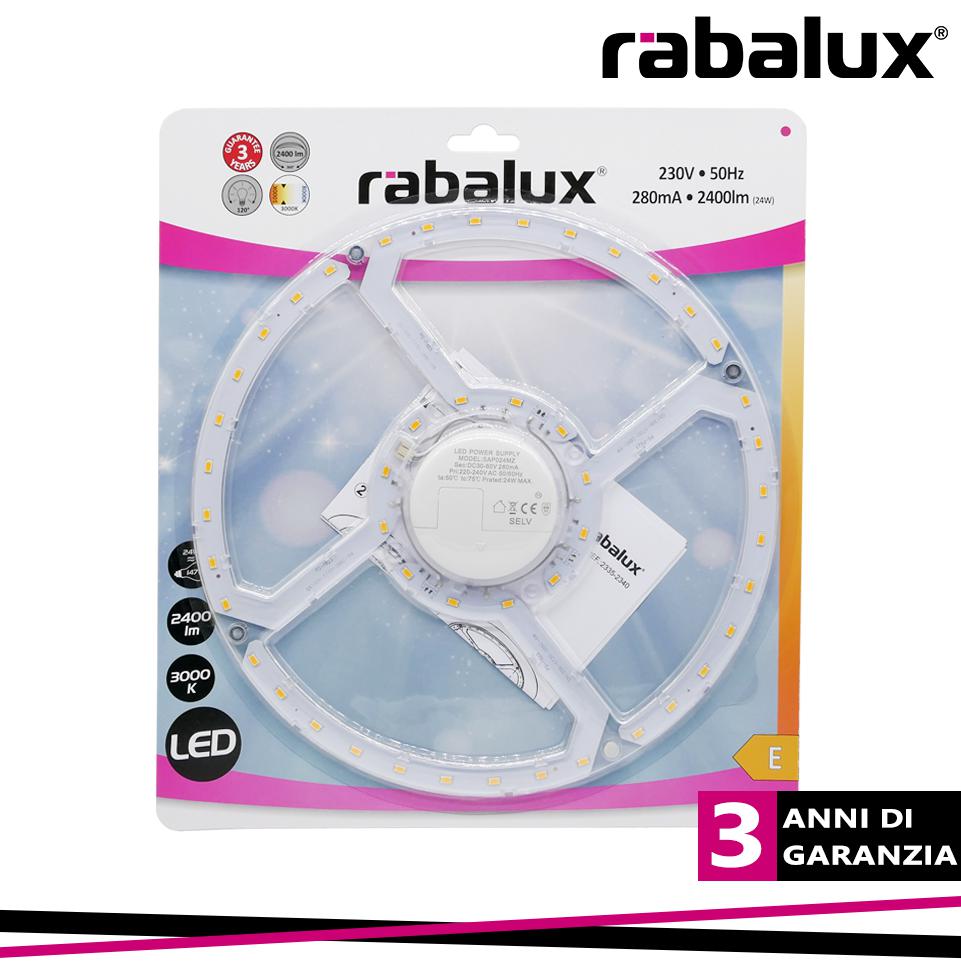 PIASTRA LED 24W 3000K 288MM