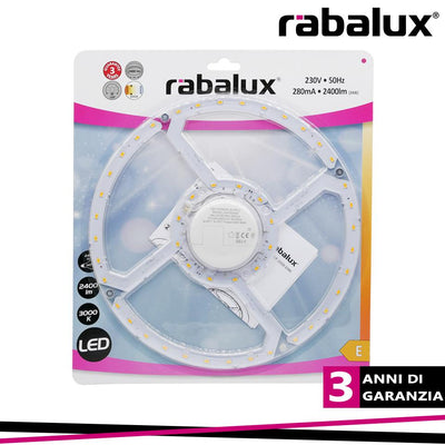 PIASTRA LED 24W 3000K 288MM