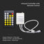 INFRARED CONTROLLER CON TELECOMANDO 3 IN 1 RGB 24 BUTTONS