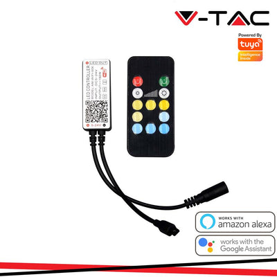 WIFI CONTROLLER CON TELECOMANDO 3 IN 1 RGB 24 BUTTONS