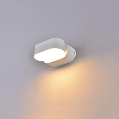 5W LED LAMPADA DA PARETE CORPO BIANCO IP65 MOVABLE 4000K