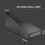 6W LED LAMPADA DA PARETE CORPO NERO IP65 3000K