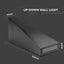 6W LED LAMPADA DA PARETE CORPO NERO IP65 3000K