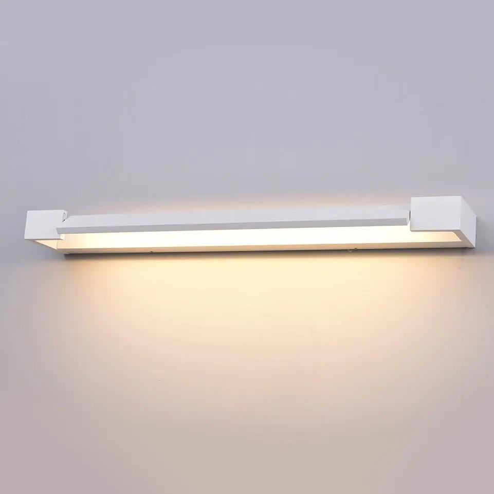 16W LED LAMPADA DA PARETE CORPO BIANCO IP44 3000K