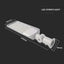 LED ARMATURA STRADALE SAMSUNG CHIP 50W 6400K 100 LM/W
