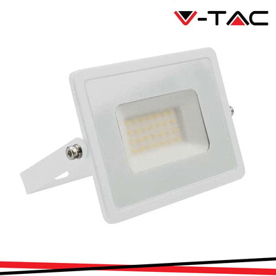 30W LED PROIETTORE SMD E-SERIES G2 CORPO BIANCO 4000K