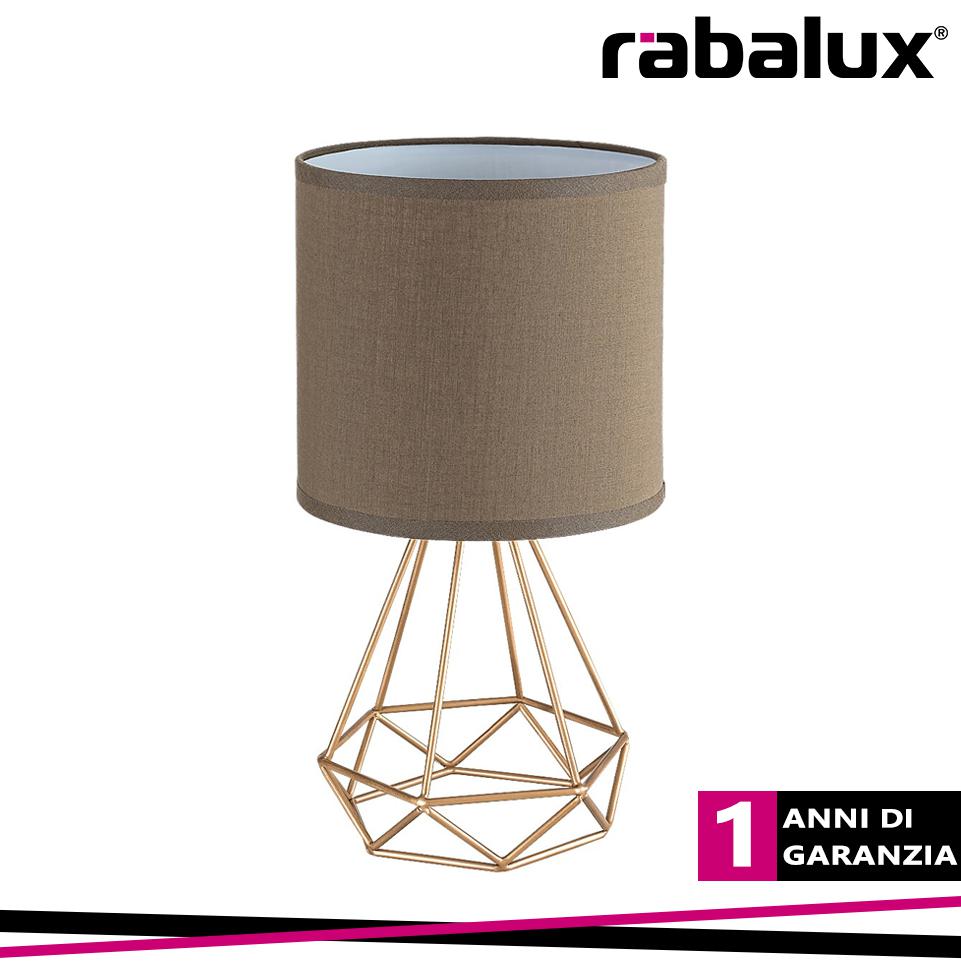 LAMPADA KINGA DA TAVOLO E14 BROWN/GOLD